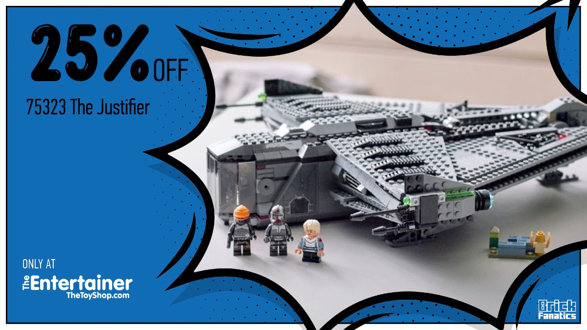 Save big with 25% off 75323 The Justifier at The Entertainer